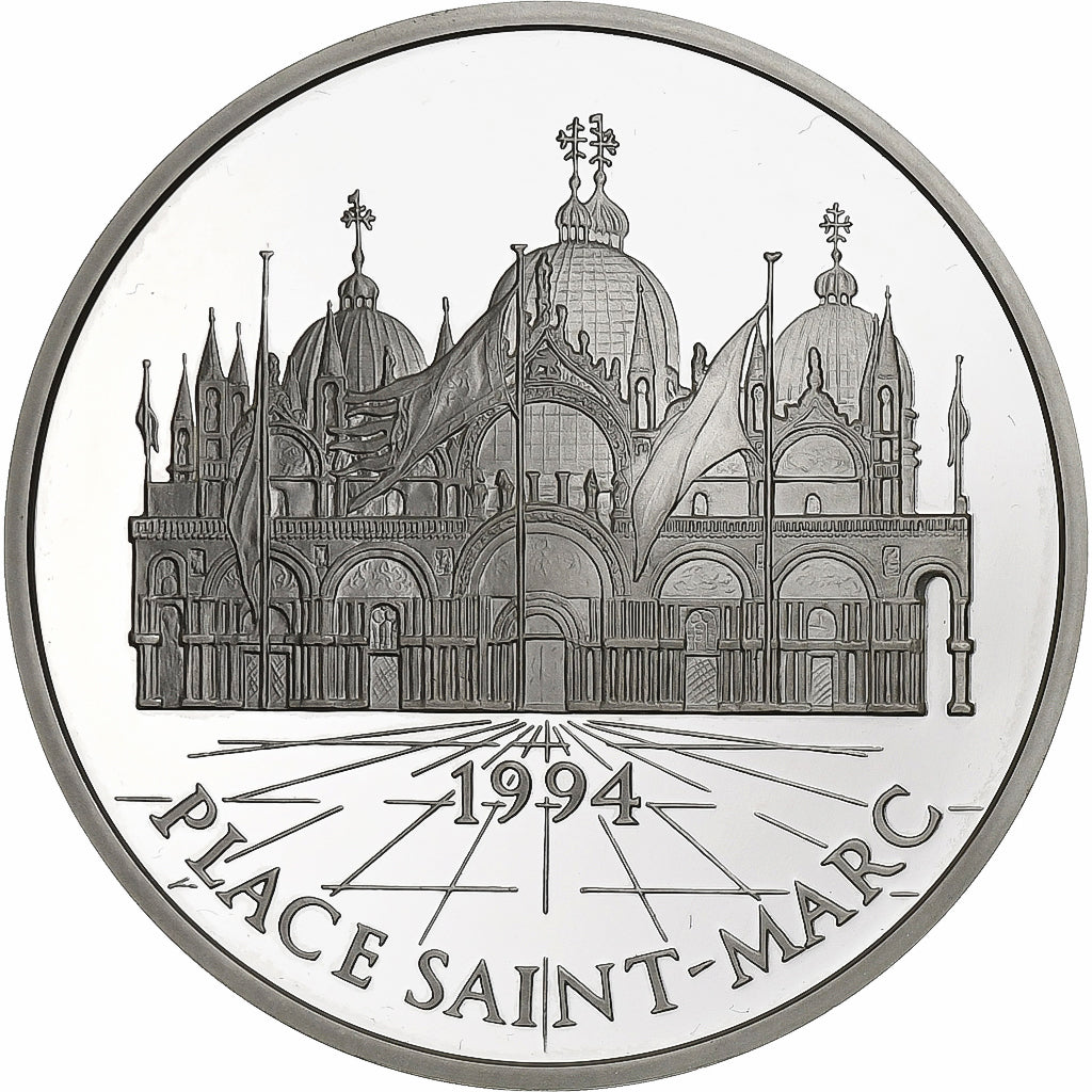 Francia, 100 Francs-15 Ecus, Place Saint-Marc, 1994-1997, Paris, Abeille