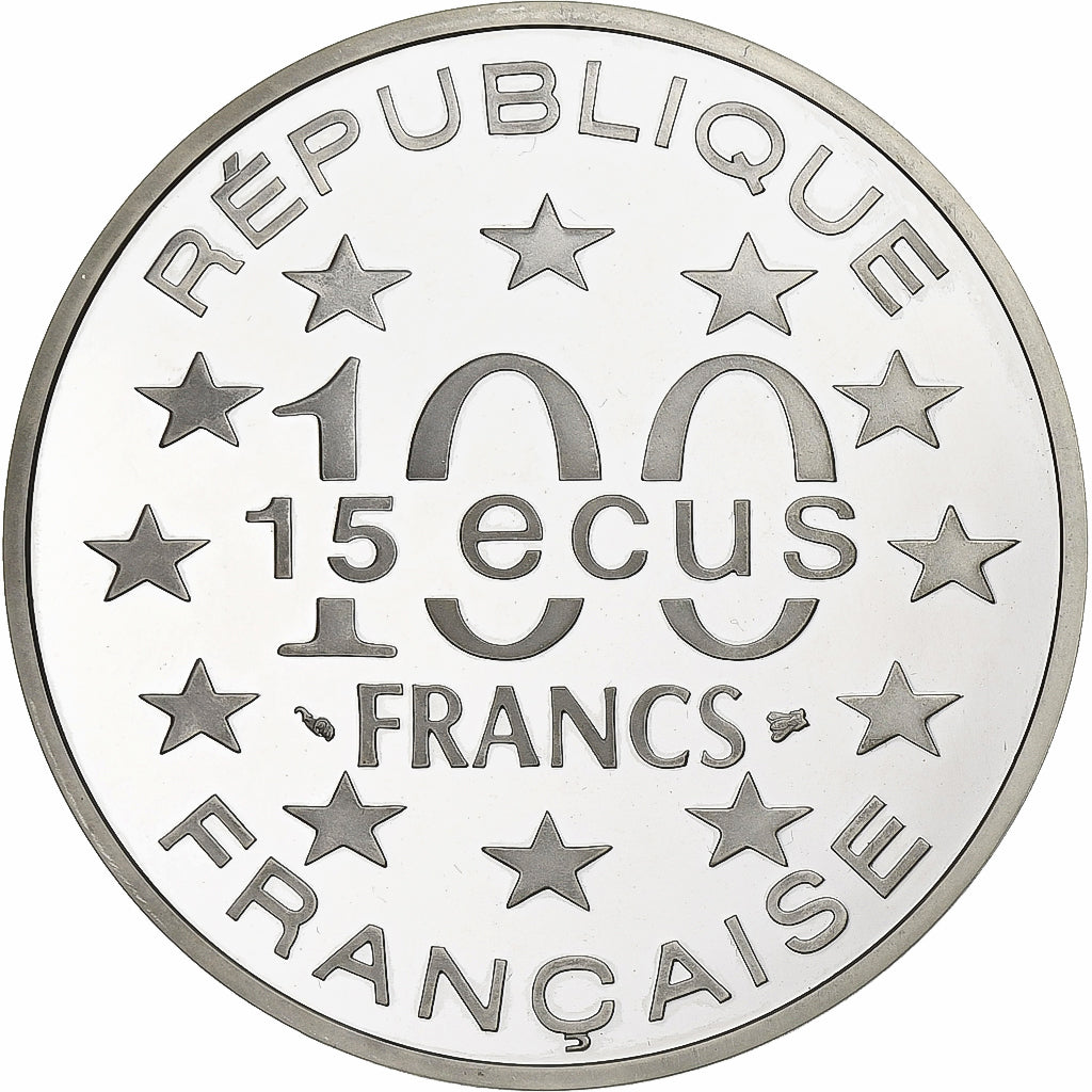 Francia, 100 Francs-15 Ecus, Place Saint-Marc, 1994-1997, Paris, Abeille