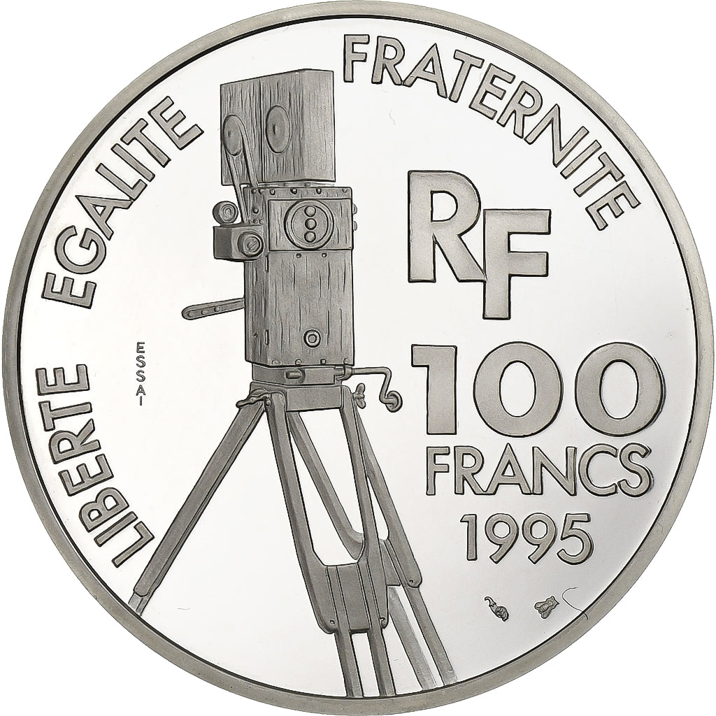 Frankreich, 100 Francs, Arletty, 1995, Paris, ESSAI, Silber, STGL, Gadoury:C118