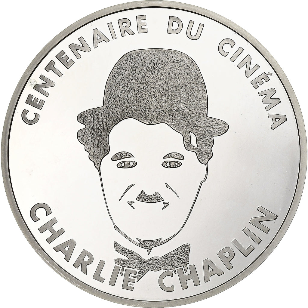 Francia, 100 Francs, Charlie Chaplin, 1994, Paris, ESSAI, Argento, FDC
