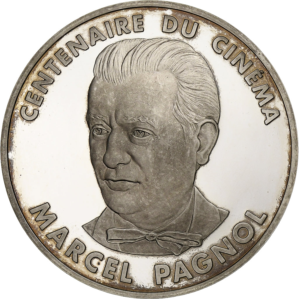 Francja, 100 Francs, Marcel Pagnol, 1995, Paris, BE, Srebro, MS(65-70)