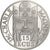 Francja, 100 Francs-15 Ecus, Charlemagne, 1990, Paris, BE, Srebro, MS(65-70)