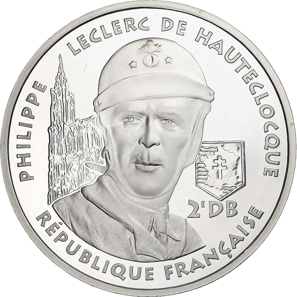 Francia, 100 Francs, Philippe Leclerc de Hauteclocque, 1994, Paris, BE, Argento
