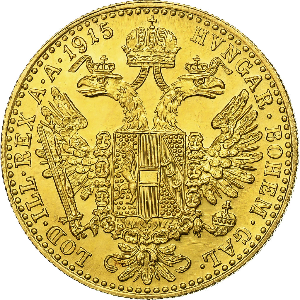Austria, Franz Joseph I, Ducat, 1915, Restrike, Oro, SPL, KM:2267