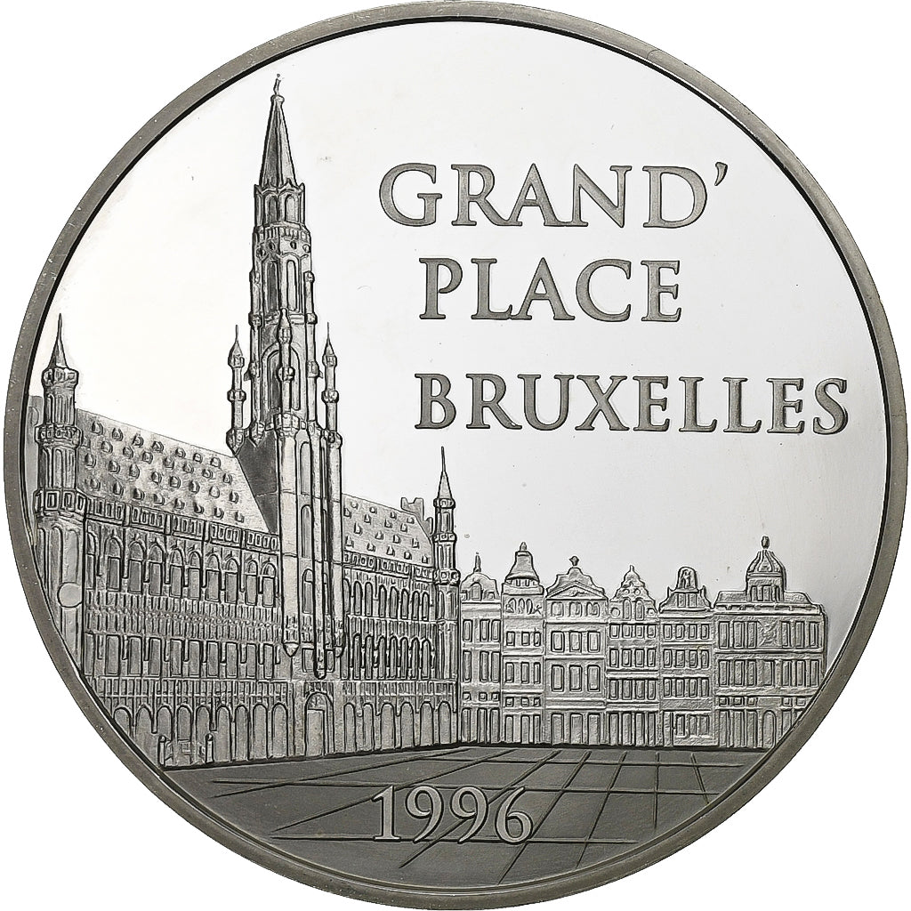 Francia, 100 Francs-15 Euro, Grand'Place de Bruxelles, 1996, Paris, Abeille