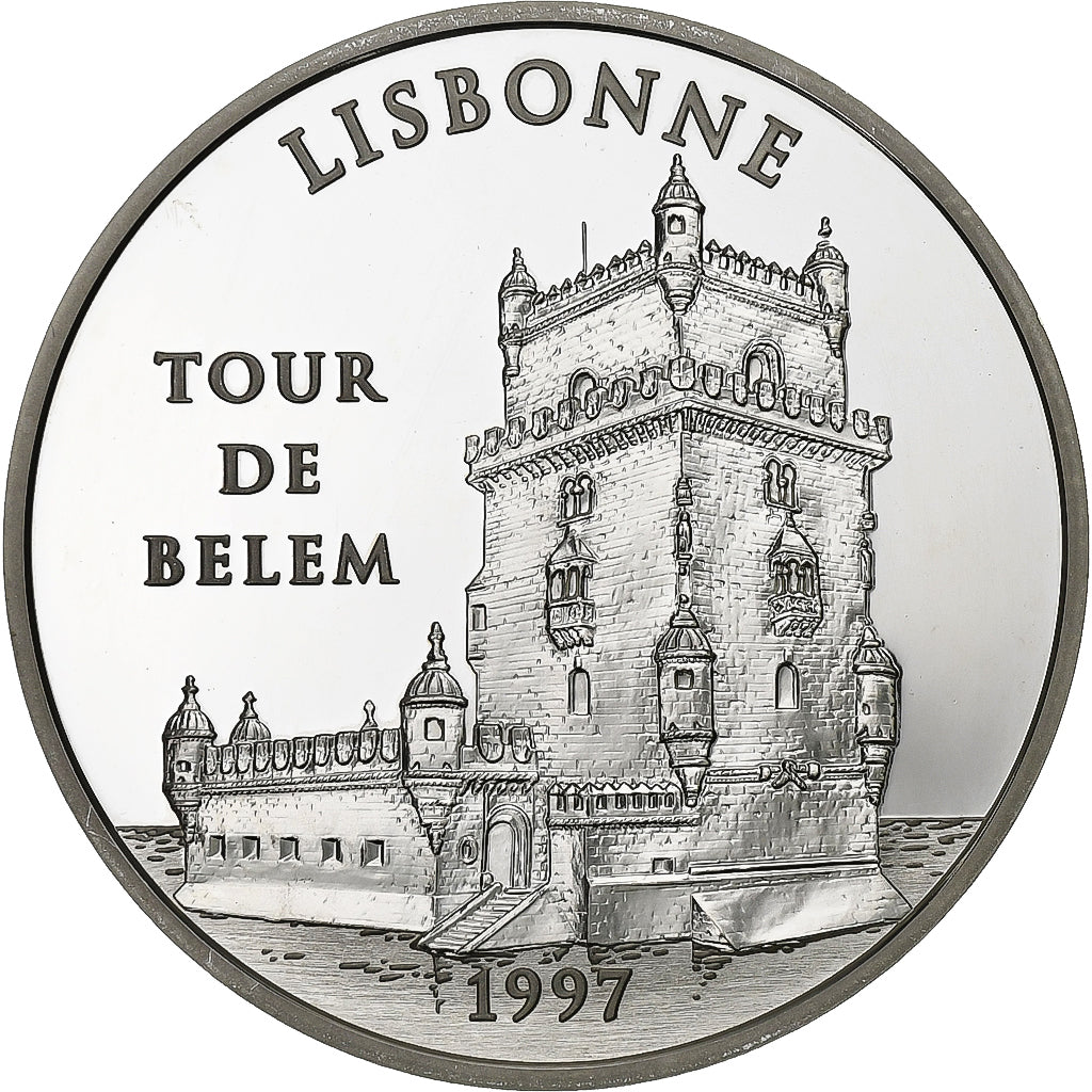 França, 100 Francs-15 Euro, La Tour de Belem - Lisbonne, 1997, Paris, BE