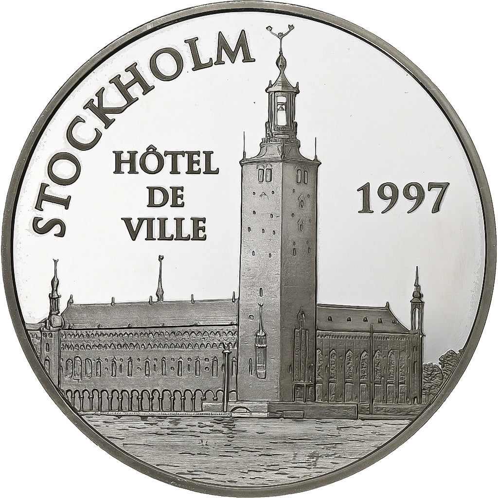 Francia, 100 Francs-15 Euro, Hôtel de Ville de Stockholm, 1997, Paris, BE