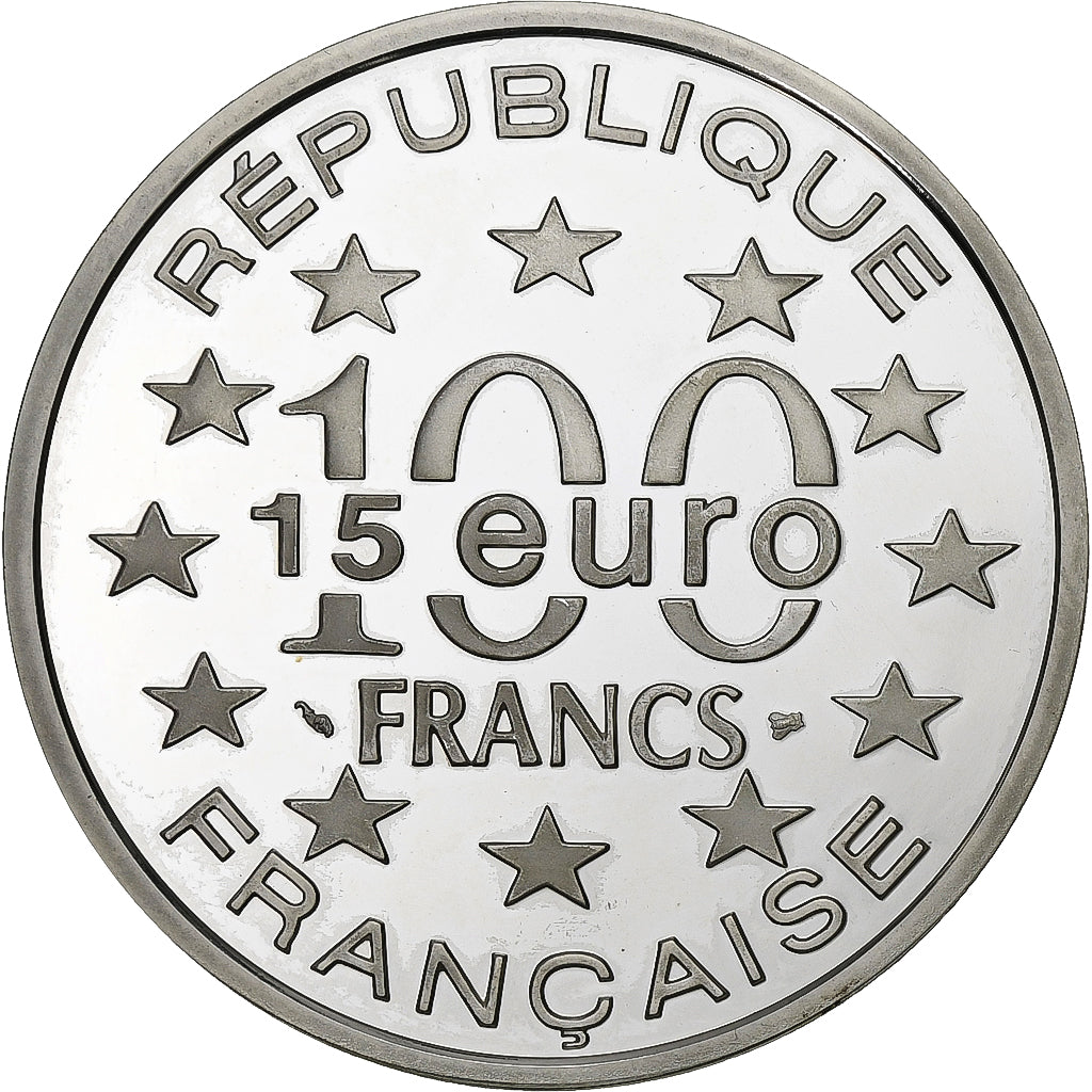Francia, 100 Francs-15 Euro, Hôtel de Ville de Stockholm, 1997, Paris, BE