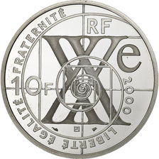 França, 10 Francs, Le siècle de l'automobile, 2000, Paris, BE, Prata