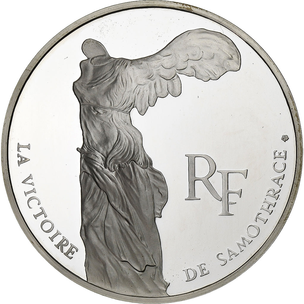 Frankreich, 100 Francs, Victoire Samothrace, 1993, Paris, BE, Silber, STGL