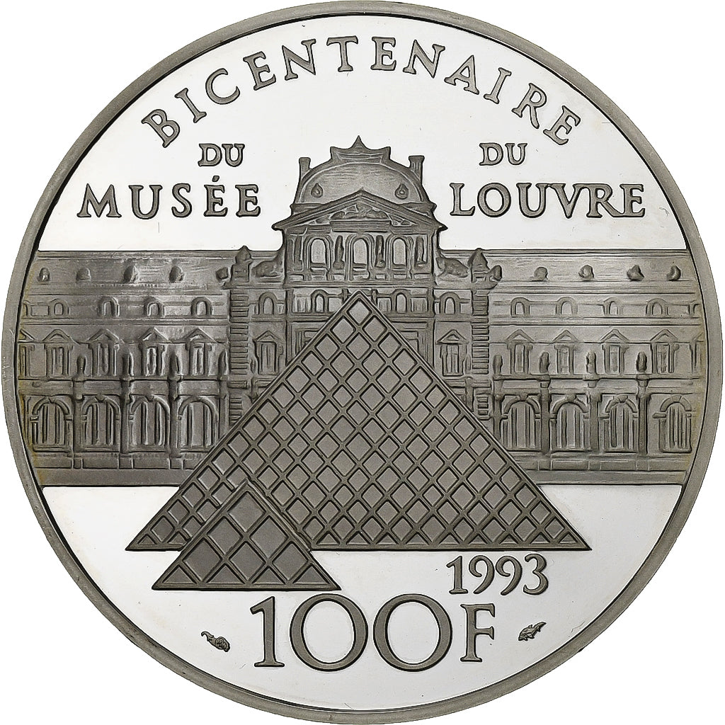 Francia, 100 Francs, Vénus de Milo, 1993, Paris, BE, Argento, FDC, Gadoury:C51