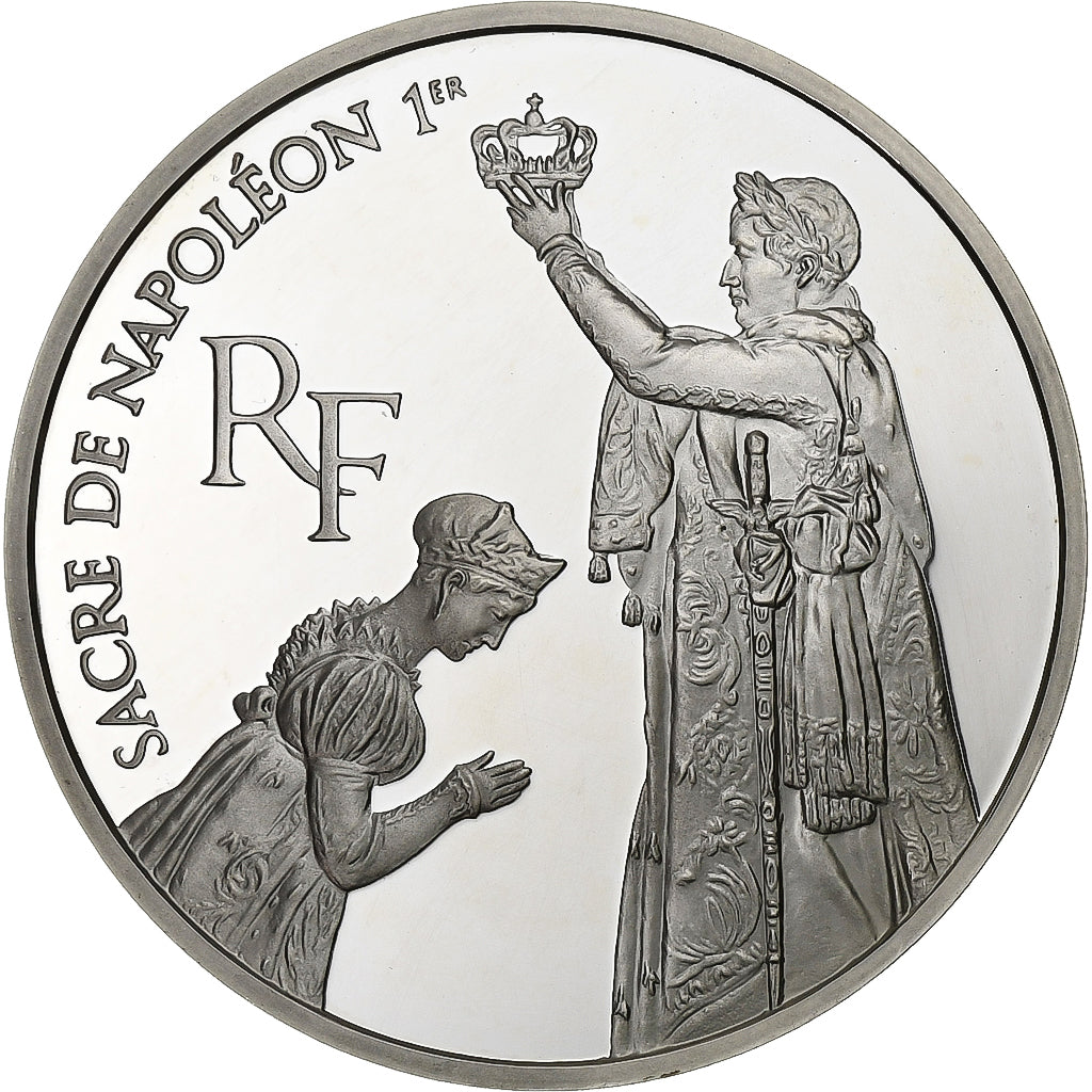 Francia, 100 Francs, Sacre de Napoléon Ier, 1993, Paris, BE, Argento, FDC