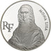 França, 100 Francs, Mona Lisa, 1993, Paris, BE, Prata, MS(65-70), Gadoury:C45