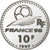 Francia, 10 Francs, Coupe du Monde - Argentine, 1997, Paris, BE, Plata, FDC