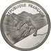 France, 100 Francs, Albertville - Ski Alpin, 1989, Paris, BE, Silver, MS(65-70)