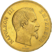 France, Napoleon III, 100 Francs, 1857, Paris, Gold, AU(50-53), KM:786.1