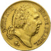 Francia, Louis XVIII, 20 Francs, 1817, Paris, Oro, MB+, Gadoury:1028, KM:712.1
