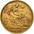 Groot Bretagne, Edward VII, 1/2 Sovereign, 1909, Goud, FR+, KM:804