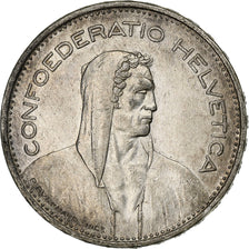 Switzerland, 5 Francs, 1940, Bern, Silver, AU(50-53), KM:40