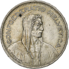 Schweiz, 5 Francs, 1954, Bern, Silber, SS+, KM:40