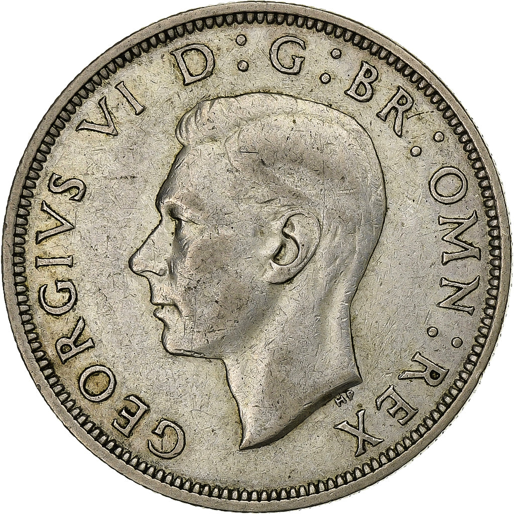 Great Britain, George VI, 1/2 Crown, 1940, Silver, EF(40-45), KM:856