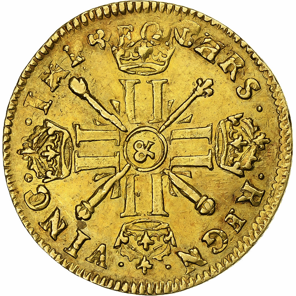 Frankreich, Louis XIV, Louis d'Or, Louis d'or aux 8 L et aux insignes, Aix