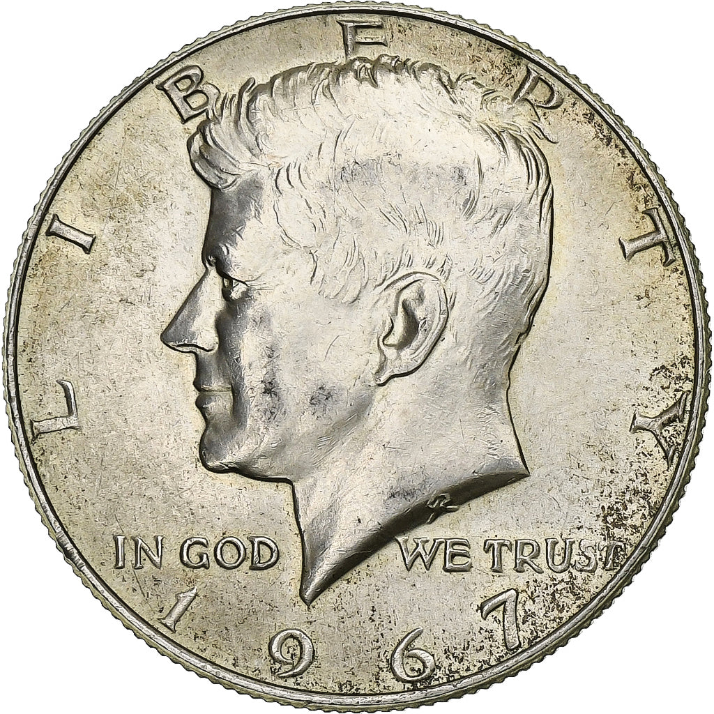 United States, Half Dollar, Kennedy Half Dollar, 1967, Philadelphia, Silver
