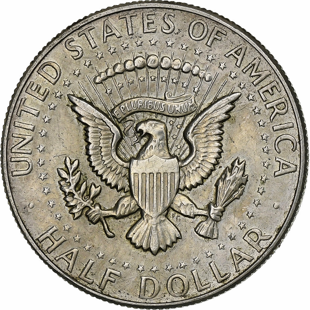 Estados Unidos da América, Half Dollar, Kennedy Half Dollar, 1968, Denver