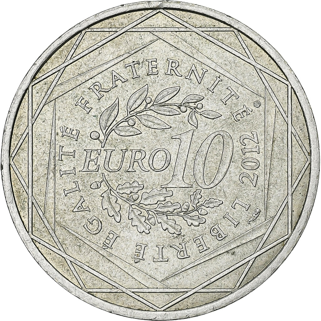 Frankreich, 10 Euro, Haute Normandie, 2012, Paris, Silber, SS, KM:1874