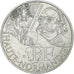 Francja, 10 Euro, Haute-Normandie, 2012, Paris, Srebro, EF(40-45), KM:1874