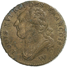 França, Constitution, 12 Deniers, 12 deniers françois, 1792, Arras, Métal de