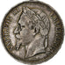 Frankreich, Napoleon III, 5 Francs, 1870, Strasbourg, Silber, SS, Gadoury:739