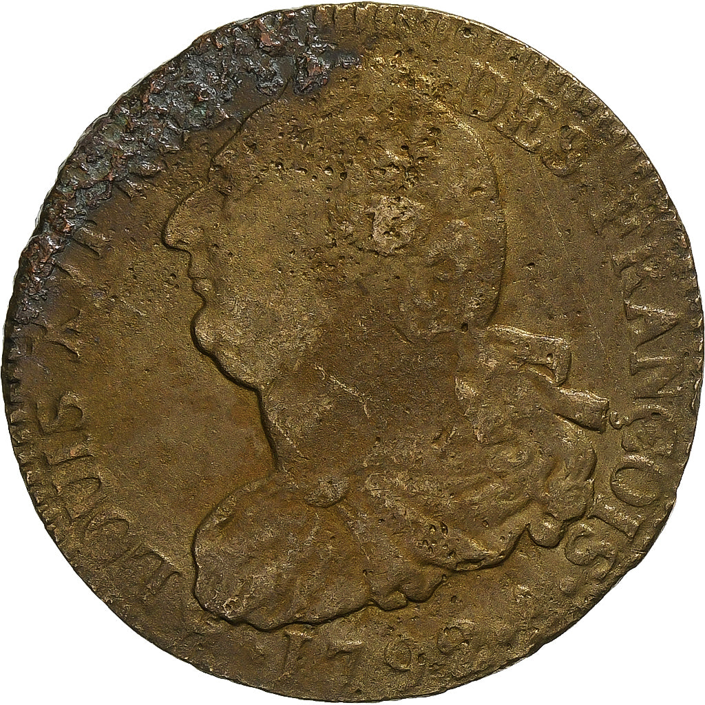 Francia, Constitution, 2 Sols, 2 sols françois, 1792 - (An 4), Paris, Bronzo