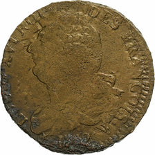 Francia, Constitution, 2 Sols, 2 sols françois, 1792 / AN 4, Arras, Métal de