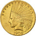 United States, $10, Eagle, Indian Head, 1908, Philadelphia, Gold, AU(55-58)