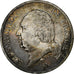 Francja, Louis XVIII, 5 Francs, 1824, Paris, Srebro, AU(50-53), Gadoury:614
