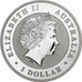 Australia, Elizabeth II, 1 Dollar, 1 Oz, Australian Kookaburra, 2011, Royal