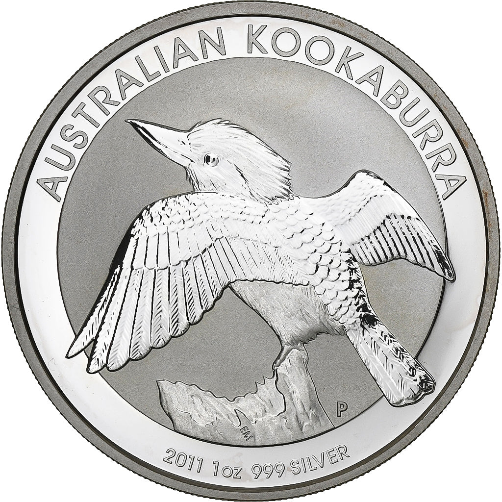 Australia, Elizabeth II, 1 Dollar, 1 Oz, Australian Kookaburra, 2011, Royal