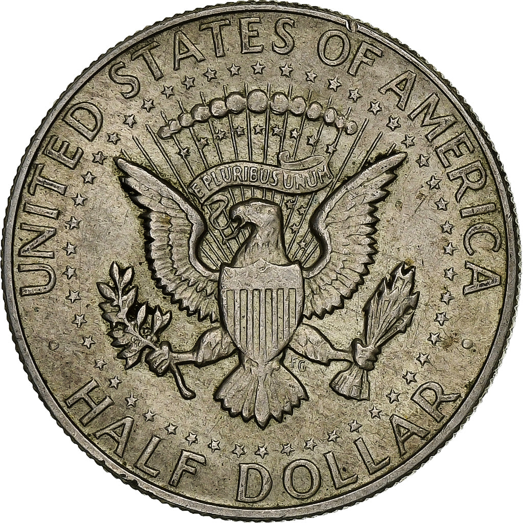 Estados Unidos, Half Dollar, Kennedy Half Dollar, 1968, U.S. Mint, Plata, MBC