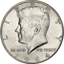 United States, Half Dollar, Kennedy Half Dollar, 1964, U.S. Mint, Silver