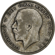 Great Britain, George V, 1/2 Crown, 1923, Silver, VF(20-25), KM:818.2