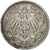 GERMANY - EMPIRE, 1/2 Mark, 1907, Munich, Silber, S+, KM:17