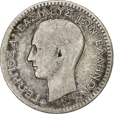 Greece, George I, 50 Lepta, 1874, Paris, Silver, VF(20-25), KM:37