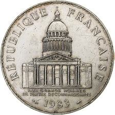 France, 100 Francs, Panthéon, 1983, Paris, Silver, AU(50-53), Gadoury:898
