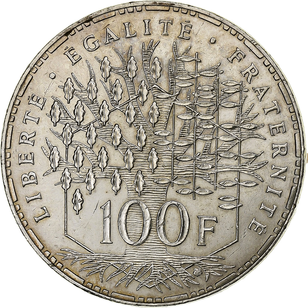 France, 100 Francs, Panthéon, 1983, Paris, Silver, AU(50-53), Gadoury:898