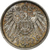 GERMANY - EMPIRE, Wilhelm II, Mark, 1914, Berlin, Silver, AU(50-53), KM:14