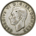 Grã-Bretanha, George VI, Florin, Two Shillings, 1939, Prata, EF(40-45), KM:855
