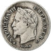 France, Napoleon III, 20 Centimes, 1866, Strasbourg, Silver, VF(30-35)