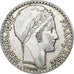 France, 20 Francs, Turin, 1933, Paris, Rameaux courts, Silver, EF(40-45)