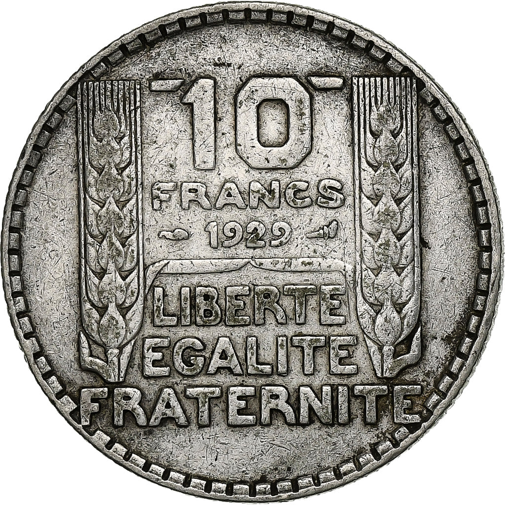 Frankreich, 10 Francs, Turin, 1929, Paris, Silber, SS, Gadoury:801, KM:878